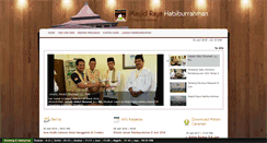 Desktop Screenshot of habiburrahman.org